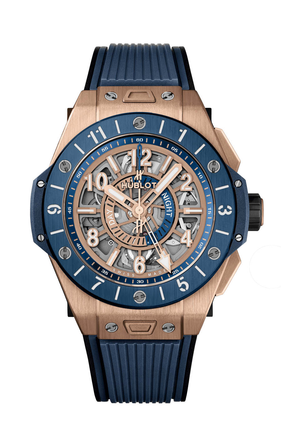 BIG BANG Big Bang Unico Gmt King Gold Blue Ceramic Big Bang Unico Gmt King Gold Blue Ceramic