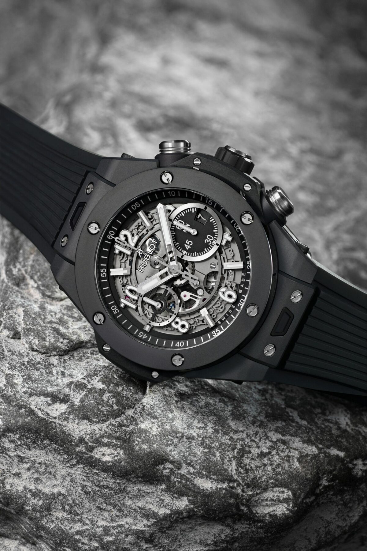 Мужские часы Hublot Big Bang
Unico Black Magic