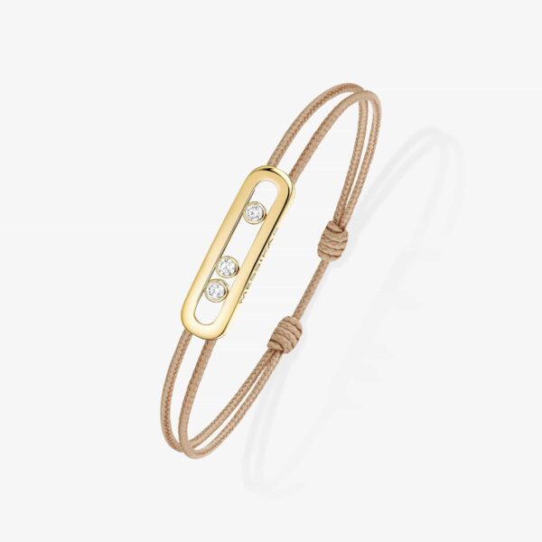 Beige Cord Bracelet