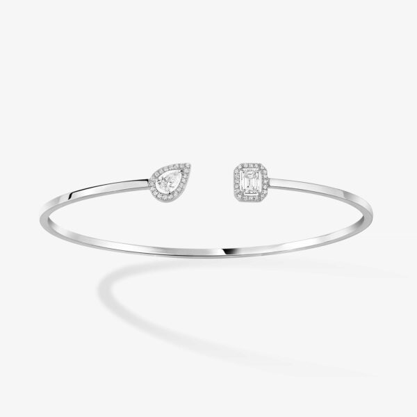 My Twin Toi & Moi Thin Bangle 0.15ct x2